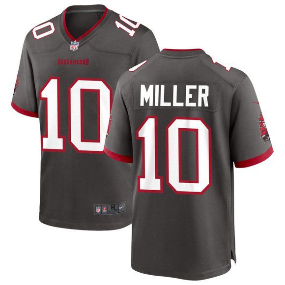 Men Tampa Bay Buccaneers #10 Scotty Miller Nike Grey Game NFL Jersey